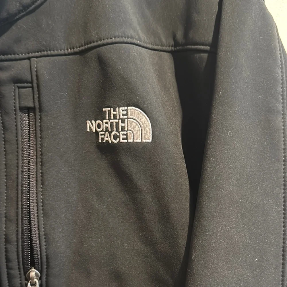 The North‎ Face Black Performance Jacket with Stand-Up Collar